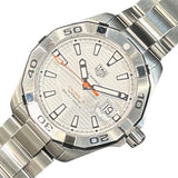 Tag Heuer Aquaracer Automatic White Dial Silver Steel Strap Watch for Men - WBD2111.BA0928 Authentic Buy Shop Now