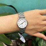 Marc Jacobs Baker Dexter White Dial Silver Steel Strap Watch for Women - MBM3423 Authentic Buy Shop Now