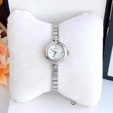 Gucci Diamantissima Quartz Diamonds White Dial Silver Steel Strap Watch For Women - YA141503 Authentic Buy Shop Now
