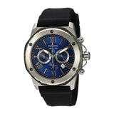 Bulova Marine Star Blue Dial Black Silicone Strap Watch for Men - 98B258 Authentic Buy Shop Now