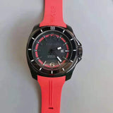 Tommy Hilfiger Windsurf Black Dial Red Rubber Strap Watch for Men - 1791112 Authentic Buy Shop Now