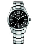 Hugo Boss Governer Black Dial Silver Steel Strap Watch for Men - 1513488 Authentic Buy Shop Now