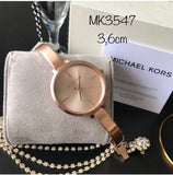 Michael Kors Jaryn Rose Gold Dial Rose Gold Steel Strap Watch For Women - MK3547 Authentic Buy Shop Now