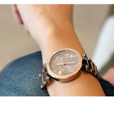 Michael Kors Parker Analog Quartz Brown Dial Brown Steel Strap Watch For Women - MK6378 Authentic Buy Shop Now