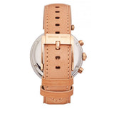 Michael Kors Parker Chronograph White Dial Tan Leather Strap Watch for Women - MK5633 Authentic Buy Shop Now