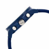 Armani Exchange Outerbanks Chronograph Blue Dial Blue Silicone Strap Watch For Men - AX1327 Authentic Buy Shop Now