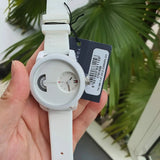 Tommy Hilfiger Denim White Dial White Rubber Strap Watch for Men - 1791558 Authentic Buy Shop Now