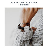 Daniel Wellington Classic Petite Sheffield White Dial Black Leather Strap Watch For Women - DW00100186 Authentic Buy Shop Now