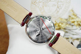 Versace Olympo Crystal Gleam White Dial Purple Leather Strap Watch for Women - VAN010016 Authentic Buy Shop Now