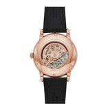Emporio Armani Meccanico Black Dial Black Leather Watch For Men - AR60004 Authentic Buy Shop Now