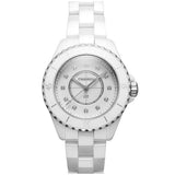 Chanel J12 Quartz Diamonds White Dial White Steel Strap Watch for Women - J12 H5703 Authentic Buy Shop Now