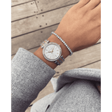 Michael Kors Darci Silver Dial Two Tone Steel Strap Watch for Women - MK3405 Authentic Buy Shop Now