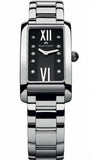 Maurice Lacroix Fiaba Black Dial Silver Steel Strap Watch for Women - FA2164-SS002-120 Authentic Buy Shop Now
