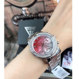 Guess Confetti Diamonds Silver Dial Silver Steel Strap Watch for Women - W0774L7 Authentic Buy Shop Now