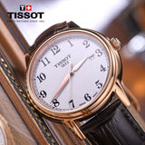 Tissot T Classic Carson Quartz White Dial Brown Leather Strap Watch for Men - T085.410.36.012.00 Authentic Buy Shop Now
