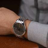 Tissot T Classic Tradition Grey Dial Silver Steel Strap Watch For Men - T063.610.11.067.00 Authentic Buy Shop Now