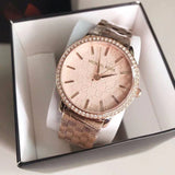 Michael Kors Argyle Quartz Rose Gold Dial Rose Gold Steel Strap Watch For Women - MK3156 Authentic Buy Shop Now