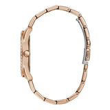 Guess G Twist Diamonds Rose Gold Dial Rose Gold Steel Strap Watch For Women - W1201L3 Authentic Buy Shop Now