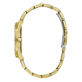 Guess G Twist Diamonds Gold Dial Gold Steel Strap Watch For Women - W1201L2 Authentic Buy Shop Now