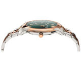 Versace V-Urban Green Dial Two Tone Steel Strap Watch for Men - VELQ00619 Authentic Buy Shop Now