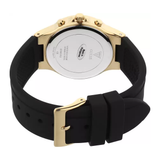 Guess Moonlight Crystals Silver Dial Black Silicone Strap Watch For Women - GW0257L1 Authentic Buy Shop Now