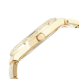 Guess Cosmo Diamonds Gold Dial Gold Steel Strap Watch For Women - GW0033L2 Authentic Buy Shop Now