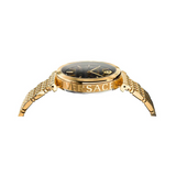 Versace V-Twist Black Dial Gold Mesh Bracelet Watch for Women - VELS00819 Authentic Buy Shop Now