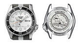 Seiko 5 Sports x Peanuts Surfboard Snoopy Limited Edition White Dial Two Tone NATO Strap Watch For Men - SRPK25K1 Authentic Buy Shop Now