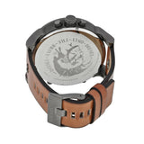 Diesel Mr Daddy 2.0 Chronograph Black Dial Brown Leather Strap Watch For Men - DZ7332 Authentic Buy Shop Now