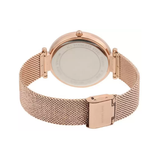 Michael Kors Darci Quartz Mother of Pearl White Dial Rose Gold Mesh Bracelet Watch For Women - MK4519 Authentic Buy Shop Now
