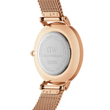 Daniel Wellington Petite Melrose Pink Dial Rose Gold Mesh Strap Watch For Women - DW00100368 Authentic Buy Shop Now