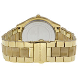 Michael Kors Slim Runway Gold Dial Two Tone Gold Strap Watch for Women - MK4285 Authentic Buy Shop Now