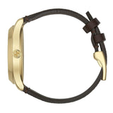 Gucci G Timeless Brown Dial Brown Leather Strap Watch For Men - YA1264068 Authentic Buy Shop Now