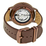 Fossil Vintage Muse Automatic Skeleton Maroon Dial Maroon Leather Strap Watch for Women - ME3137 Authentic Buy Shop Now