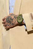 Gucci Dive Automatic Green Dial Green Rubber Strap Unisex Watch - YA136345 Authentic Buy Shop Now