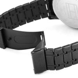 Tommy Hilfiger Kyle Quartz Blue Dial Black Steel Strap Watch for Men - 1791633 Authentic Buy Shop Now