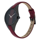 Calvin Klein Rebel Red Black Dial Red Leather Strap Watch for Women - K8P237U1 Authentic Buy Shop Now