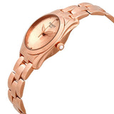 Tissot T Wave Rose Gold Dial Rose Gold Steel Strap Watch For Women - T112.210.33.456.00 Authentic Buy Shop Now