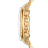 Michael Kors Janelle Quartz Gold Dial Gold Steel Strap Watch For Women - MK7381 Authentic Buy Shop Now