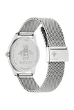 Gucci G-Timeless Turquiose Mother of Pearl Dial Silver Mesh Bracelet Watch For Women - YA1264039 Authentic Buy Shop Now