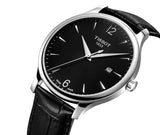 Tissot T Classic Tradition Black Dial Black Leather Strap Watch For Men - T063.610.16.057.00 Authentic Buy Shop Now