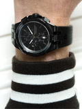 Maurice Lacroix Aikon Chronograph Limited Edition Black Dial Black Leather Strap Watch for Men - AI1018-PVB01-337-1 Authentic Buy Shop Now