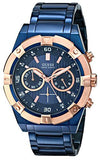 Guess Jolt Analog Blue Dial Blue Steel Strap Watch for Men - W0377G4 Authentic Buy Shop Now