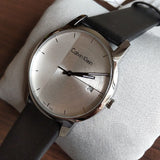 Calvin Klein City Silver Dial Black Steel Strap Watch for Men - K2G2G1CX Authentic Buy Shop Now