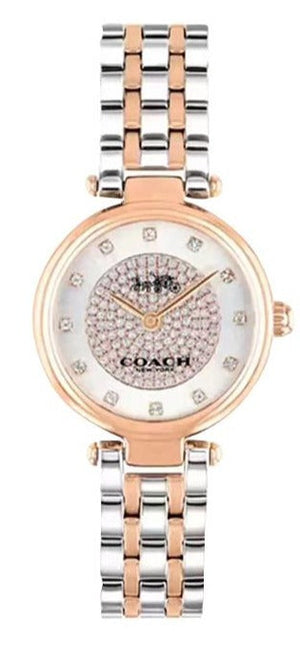 Coach Park Silver Dial Two Tone Steel Strap Watch for Women - 14503642 Authentic Buy Shop Now