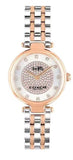 Coach Park Silver Dial Two Tone Steel Strap Watch for Women - 14503642 Authentic Buy Shop Now