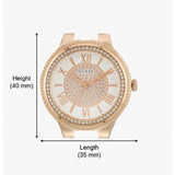 Guess Madison Diamonds White Dial Rose Gold Steel Strap Watch for Women - W0637L3 Authentic Buy Shop Now
