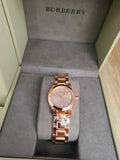 Burberry Heritage Rose Gold Dial Rose Gold Steel Strap Watch for Women - BU9215 Authentic Buy Shop Now