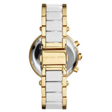 Michael Kors Parker White Dial Two Tone Steel Strap Watch for Women - MK6119 Authentic Buy Shop Now