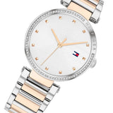 Tommy Hilfiger Lynn Quartz White Dial Two Tone Steel Strap Watch For Women - 1782236 Authentic Buy Shop Now
